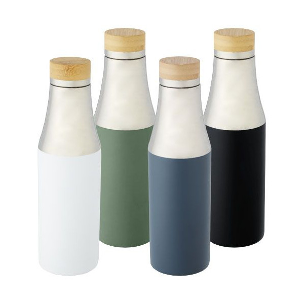Bouteille Hulan en acier inoxydable avec cuivre de 540 ml - Parfait pour boissons chaudes ou froides - Idéal pour cadeaux d'