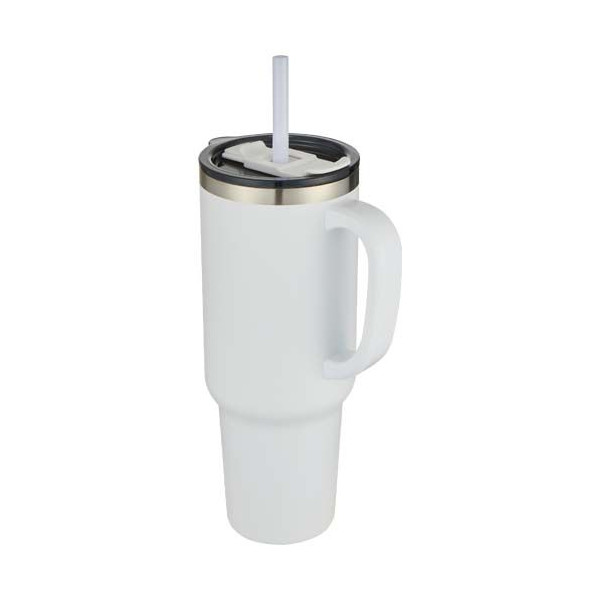 Mug Sydney 1200 ml avec paille Tritan et couvercle coulissant - Accessoire de qualité pour garder les boissons à température - I