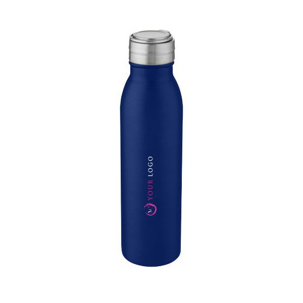 Bouteille de sport Harper 700 ml en acier inoxydable avec boucle métallique - BCM Goodies