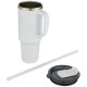 Mug Sydney 1200 ml avec paille Tritan et couvercle coulissant - Accessoire de qualité pour garder les boissons à température - I