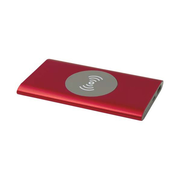 Batterie de secours Juice type-C 4 000 mAh en aluminium recyclé - Charge sans fil 5 W - BCM Goodies