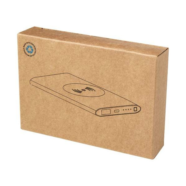 Batterie de secours Juice type-C 4 000 mAh en aluminium recyclé - Charge sans fil 5 W - BCM Goodies