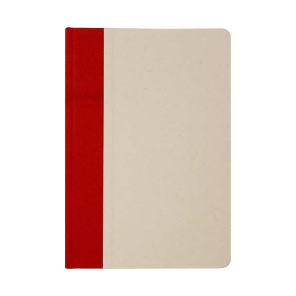 Carnet à couverture rigide A5 en papier à base de canne à sucre Liliana - Produit personnalisable pour entreprises écoresponsabl
