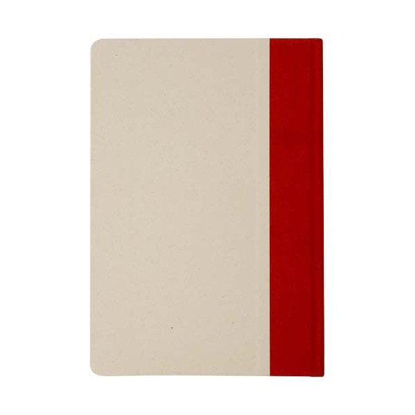Carnet à couverture rigide A5 en papier à base de canne à sucre Liliana - Produit personnalisable pour entreprises écoresponsabl