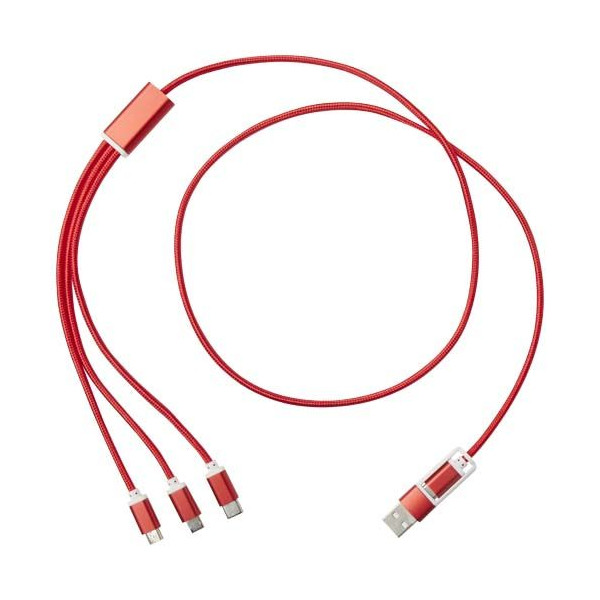 Câble de charge 5-1 Versatile en aluminium recyclé - BCM Goodies
