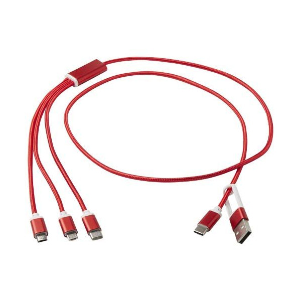 Câble de charge 5-1 Versatile en aluminium recyclé - BCM Goodies