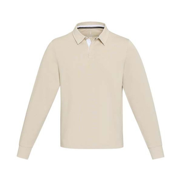 Sweatshirt de rugby unisexe Clyde en coton biologique - Personnalisable pour événements et cadeaux professionnels
