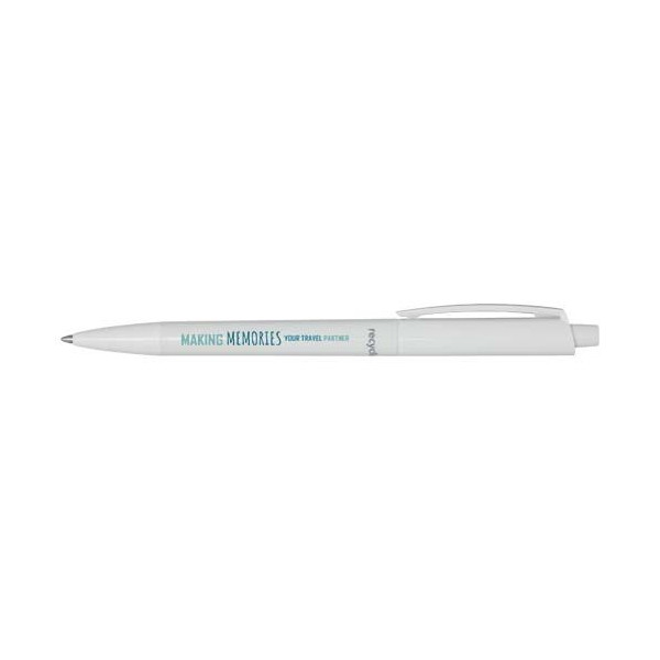 Stylo bille en plastique recyclé Martha - Stylo personnalisable écologique - BCM Goodies