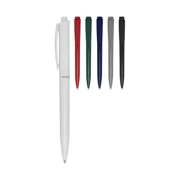 Stylo bille en plastique recyclé Martha - Stylo personnalisable écologique - BCM Goodies