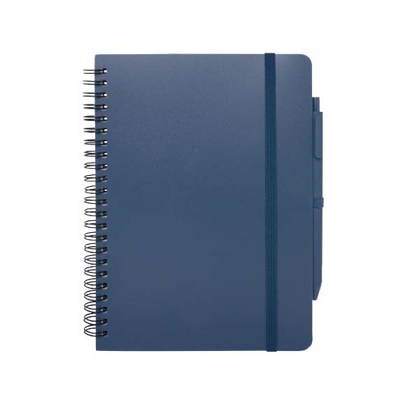 Carnet à couverture rigide Thalaasa A5 en plastique océanique recyclé - BCM Goodies