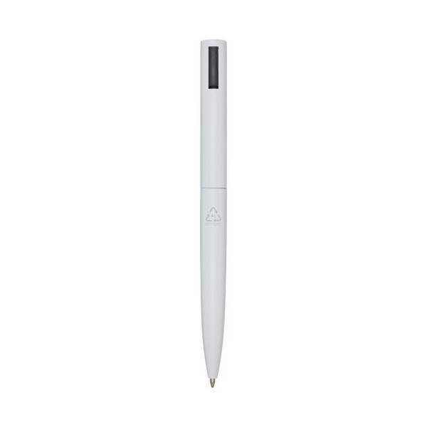 Stylo bille en aluminium recyclé Juana - Stylo publicitaire écologique et pratique - BCM Goodies