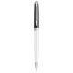 Stylo roller Waterman Hemisphere avec habillage palladium - Coffret cadeau personnalisable - Encre bleue - Idéal pour un usage q