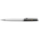 Stylo roller Waterman Hemisphere avec habillage palladium - Coffret cadeau personnalisable - Encre bleue - Idéal pour un usage q