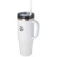 Mug isotherme Melbourne 1200 ml avec paille - RCS certifié - BCM Goodies