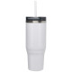 Mug isotherme Melbourne 1200 ml avec paille - RCS certifié - BCM Goodies