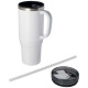 Mug isotherme Melbourne 1200 ml avec paille - RCS certifié - BCM Goodies