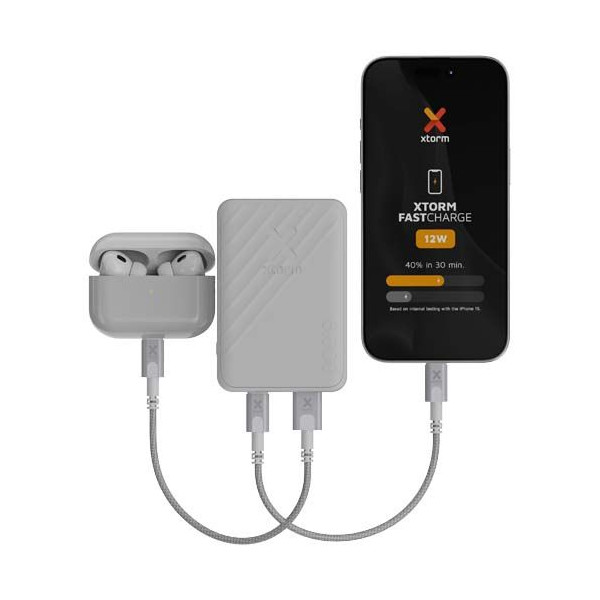 Batterie de secours Xtorm XG205 Go2 12W 5000 mAh - Accessoire personnalisable pour entreprise