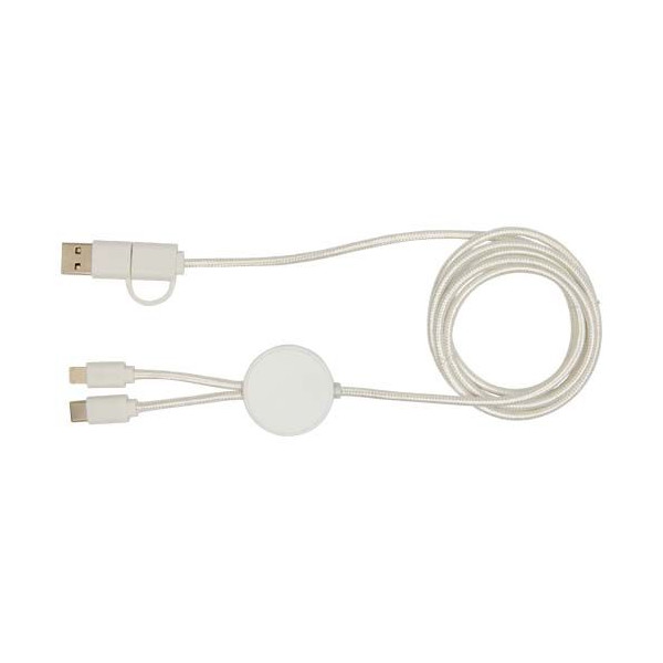 Câble 5-en-1 Citala en Plastique Recyclé de 150 cm - Charge Rapide et Synchronisation Data - BCM Goodies