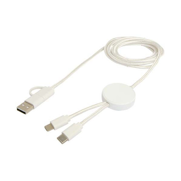Câble 5-en-1 Citala en Plastique Recyclé de 150 cm - Charge Rapide et Synchronisation Data - BCM Goodies