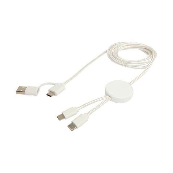 Câble 5-en-1 Citala en Plastique Recyclé de 150 cm - Charge Rapide et Synchronisation Data - BCM Goodies
