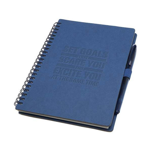 Carnet à couverture souple réutilisable et stylos Slate (encre noire) - BCM Goodies