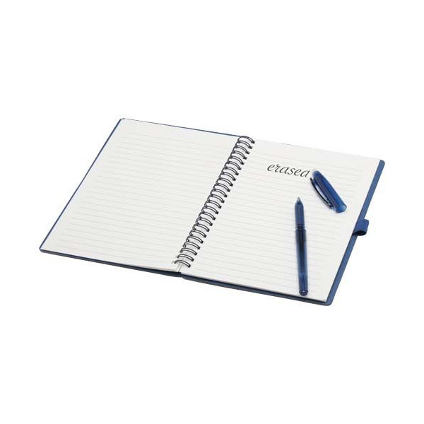 Carnet à couverture souple réutilisable et stylos Slate (encre noire) - BCM Goodies