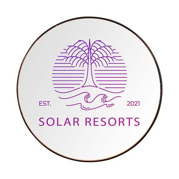 Baume à lèvres Ero SPF 15 vanille avec miroir intégré - Personnalisable avec logo