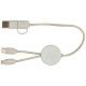 Câble 5-en-1 Chechia en plastique recyclé de 30 cm - Charge rapide 27W &amp; synchronisation données