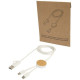 Câble 5-en-1 Chechia en plastique recyclé de 150 cm - BCM Goodies