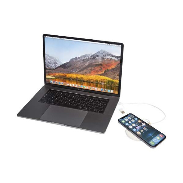 Tapis de charge sans fil Freal 15W en plastique recyclé - Personnalisable pour entreprise