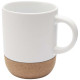 Mug Billie en céramique de 300 ml avec détails en liège - Accessoire idéal pour boissons chaudes - Coffret cadeau en carton recy