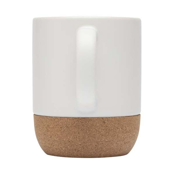 Mug Billie en céramique de 300 ml avec détails en liège - Accessoire idéal pour boissons chaudes - Coffret cadeau en carton recy