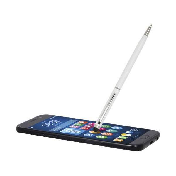 Stylo bille en aluminium Ore avec stylet - Accessoire polyvalent et pratique