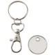 Porte-clés Rory avec jeton pour chariot - Accessoire pratique pour déverrouiller les chariots sans pièce - Goodies personnalisab