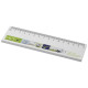 Notes autocollantes recyclées Sticky-Mate® avec règle imprimée de 15 cm - Lot de 50 feuilles - BCM Goodies