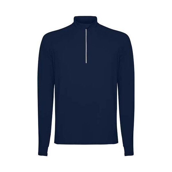 Sweatshirt homme Estambul demi-zip à manches longues et détails réfléchissants - BCM Goodies