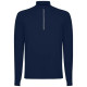 Sweatshirt homme Estambul demi-zip à manches longues et détails réfléchissants - BCM Goodies