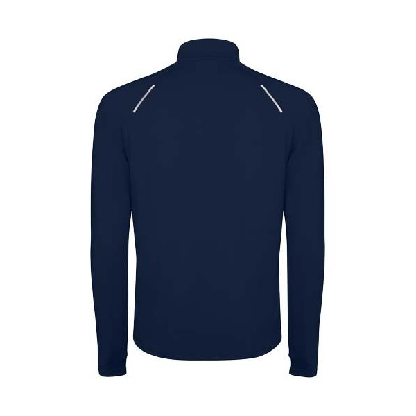 Sweatshirt homme Estambul demi-zip à manches longues et détails réfléchissants - BCM Goodies