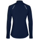 Sweatshirt Estambul pour femme - Vêtement technique raglan à manches longues - Col demi-zip et détails réfléchissants - Coupe aj