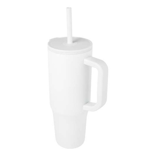 Gobelet isotherme Brady 900 ml certifié RCS avec paille en silicone - BCM Goodies