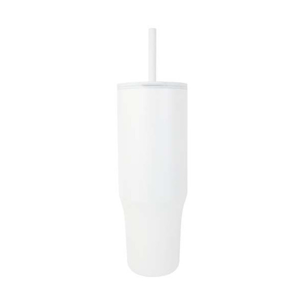 Gobelet isotherme Brady 900 ml certifié RCS avec paille en silicone - BCM Goodies