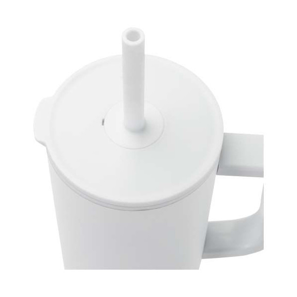 Gobelet isotherme Brady 900 ml certifié RCS avec paille en silicone - BCM Goodies