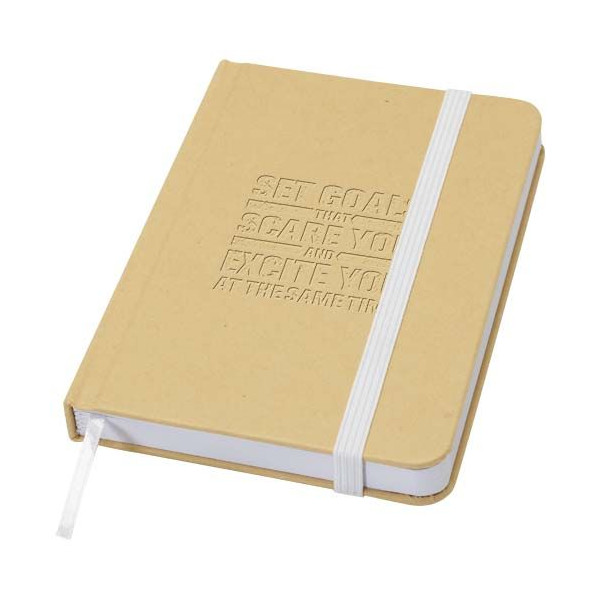 Carnet A6 Reed uni recyclé à couverture rigide - BCM Goodies