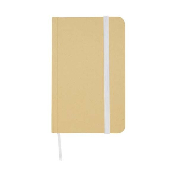 Carnet A6 Reed uni recyclé à couverture rigide - BCM Goodies