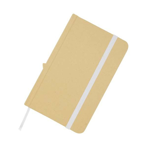 Carnet A6 Reed uni recyclé à couverture rigide - BCM Goodies
