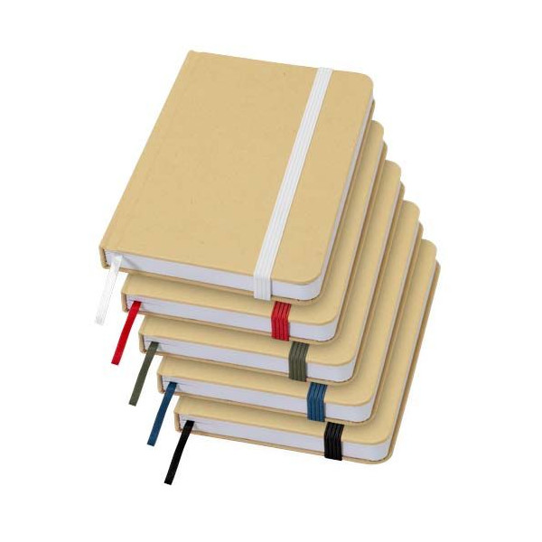 Carnet A6 Reed uni recyclé à couverture rigide - BCM Goodies