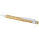 Stylo bille Rattan en bambou et plastique recyclé personnalisable pour une communication éco-responsable | BCM Goodies