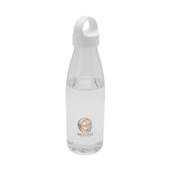 Bouteille d'eau Bergen 800 ml en plastique recyclé - Personnalisable pour entreprise - BCM Goodies