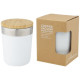 Gobelet isotherme à double paroi avec couche de cuivre et couvercle en bambou - 330 ml - Acier inoxydable - Sans BPA - Personnal