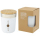 Gobelet isotherme à double paroi avec couche de cuivre et couvercle en bambou - 330 ml - Acier inoxydable - Sans BPA - Personnal